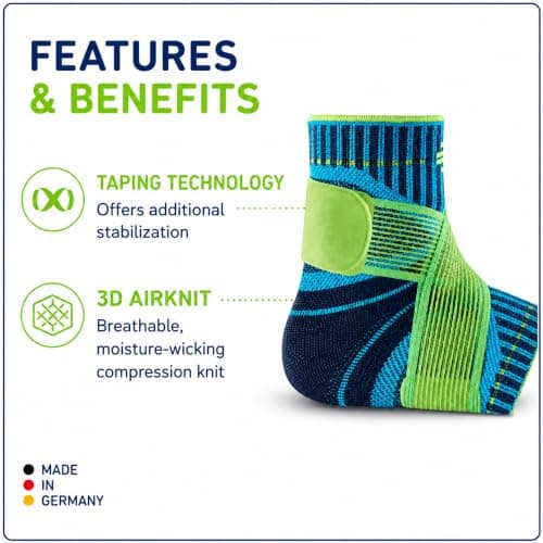 Bauerfeind Sports Compression Ankle Support - Black (Right) XXL — view 2