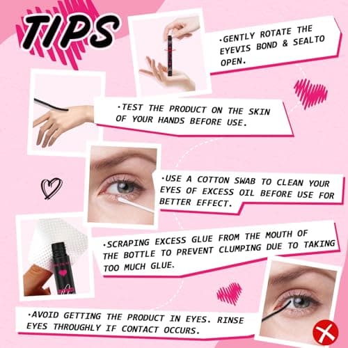 Cluster Lash Glue & Seal Waterproof for DIY Eyelash Extensions Strong Hold (5ml+5ml, Black Bond & Clear Seal) — view 4