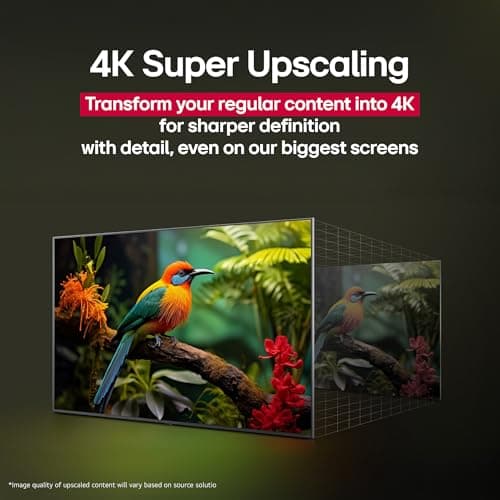 LG 55-Inch UA7000 Series 4K Smart TV - α7 AI Processor 4K, Dynamic Tone Mapping, Alexa Ready, HDR10, HGIG, ALLM, WebOS 25, Wi-Fi, Bluetooth, AI Upscaling and Sound, LG Channels (55UA7000PUB, 2025) — view 3