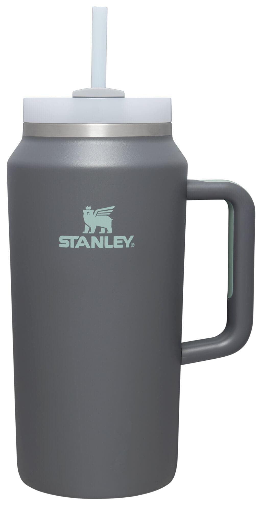 Stanley Quencher - Vaso H2.0 con mango - 1200 ml - Tapa de rosca con pajita incluida - Antifugas y portavasos de coche compatible para viajes - Vaso térmico de acero — view 10