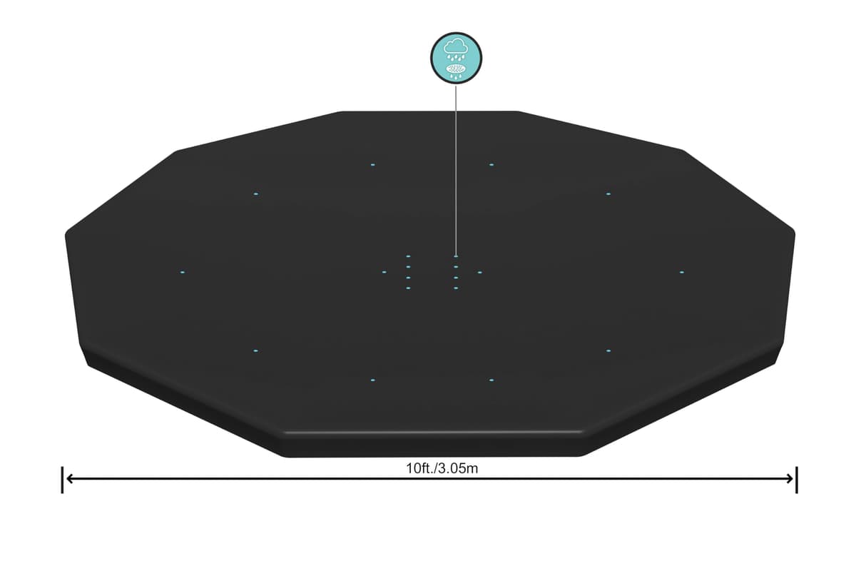 Bestway | Round Pool Cover for Above Ground Pools, 3.05m — view 3