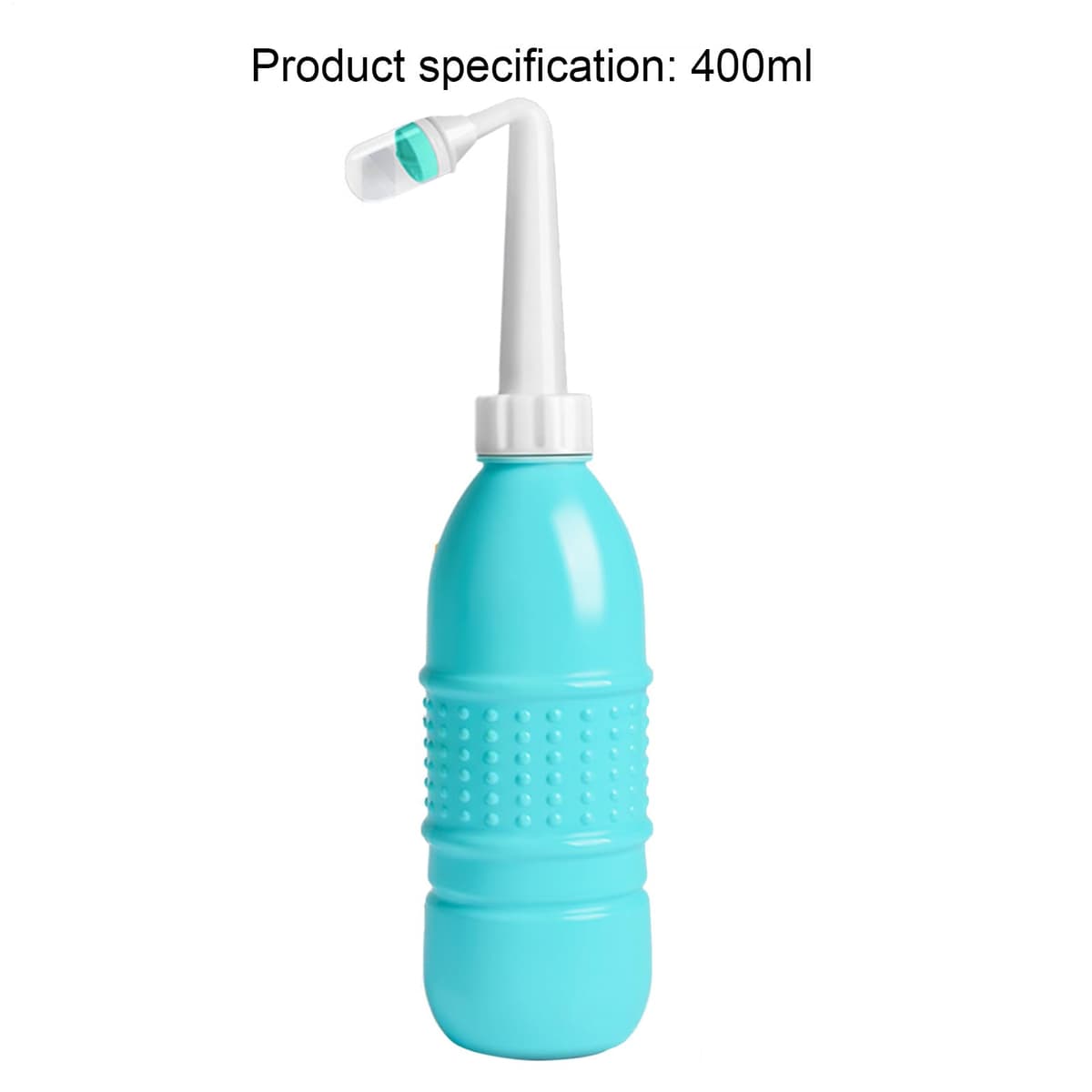 Botella de ducha femenina - Lavado vaginal de 400 ml, limpiador de higiene ergonómico, material LDPE EVA | de riego para el cuidado Personal femenino, dispositivo de higiene portátil reutiliza — view 5