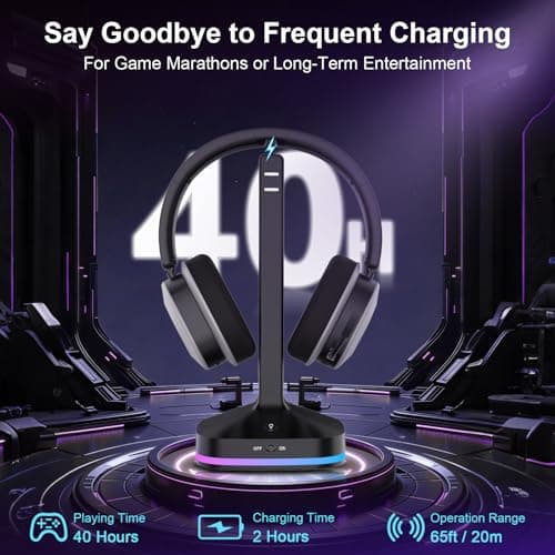 2.4GHz Wireless Gaming Headset for PS5 — view 5