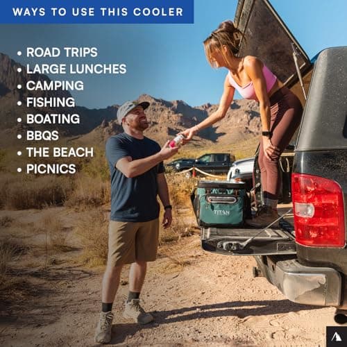 Titan by Arctic Zone 16 Can Zipperless Cooler, SmartShelf, Sharkskin Gray — view 8
