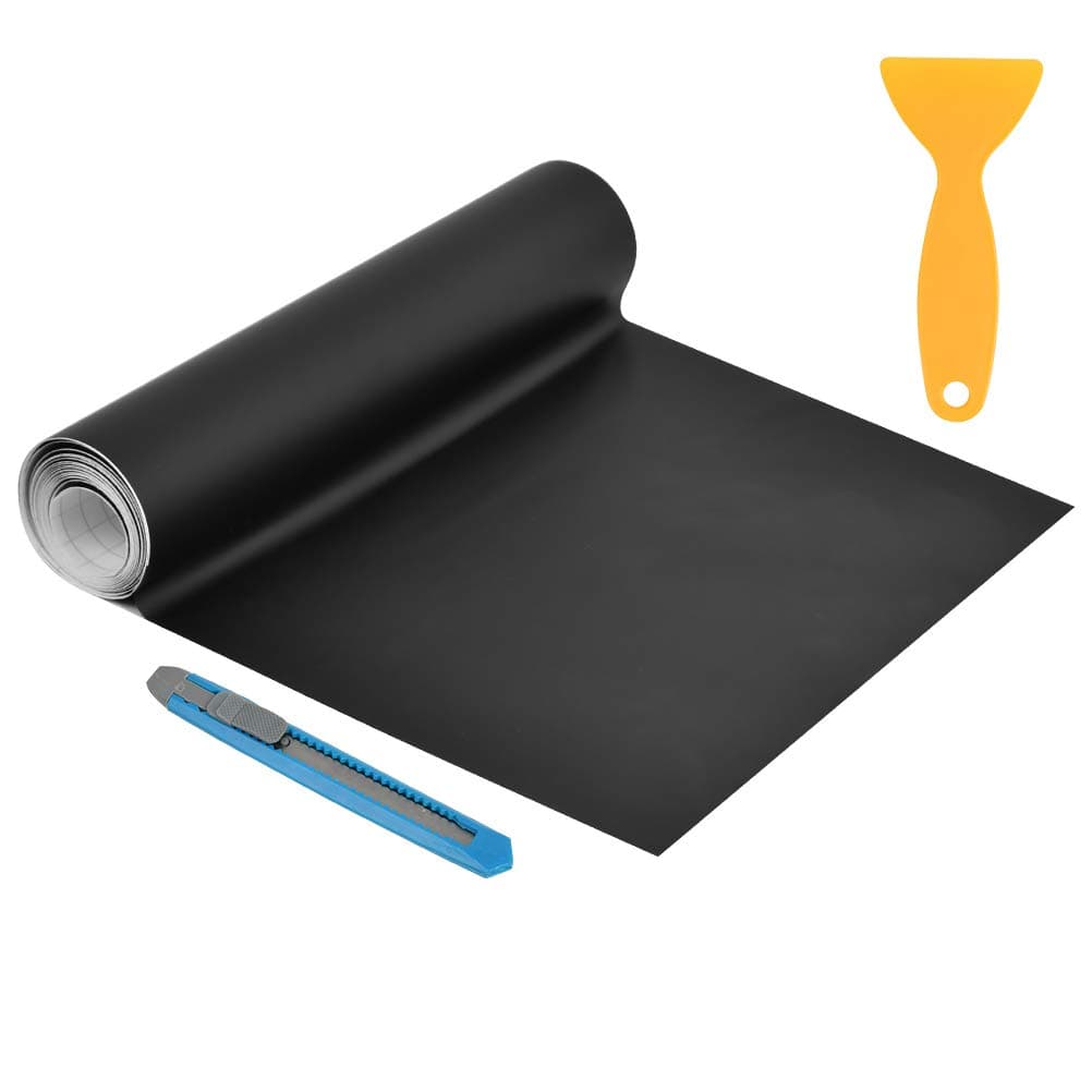 300×30cm Vinilo Negro Mate Coche, Vinilo Adhesivo Coche, Vinilo para Coche Exterior, Vinilos para Coche, Vinilo Adhesivo Coche Vinilo Negro Mate para Decoración de Interiores/Exteriores