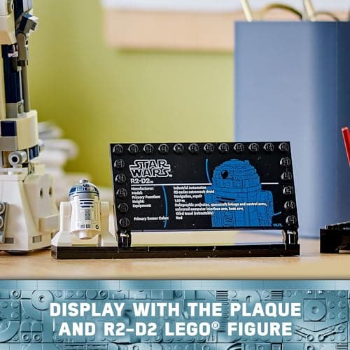 LEGO Star Wars R2-D2 Building Toy Set - Play or Display Star Wars Toy for Boys & Girls, Ages 10+ - Gift Ideas for Kids & Fans - Includes 25th Anniversary Darth Malak Minifigure - 75379 — view 4