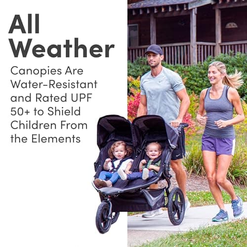 BOB Gear Revolution Flex 3.0 Duallie Jogging Stroller — Graphite Black — view 6