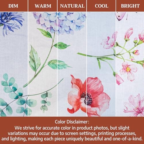 Maison d' Hermine Table Cloth Rectangle Table 100% Cotton 60 x 120 Inches Tablecloth Reusable Decorative for Dining Kitchen Room Farmhouse Party Home Hotel Restaurant Spring Summer - Just Floral — view 5