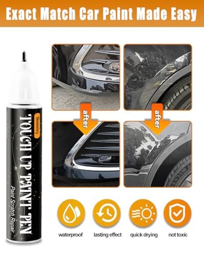 Agate Black Metallic UM Compatible with Ford 2-in-1 Touch Up Paint Pen Ultimate Car Scratch Repair Kit，Quick Fix Rust-Resistant and Long-Lasting Paint Scratch Remover — view 3