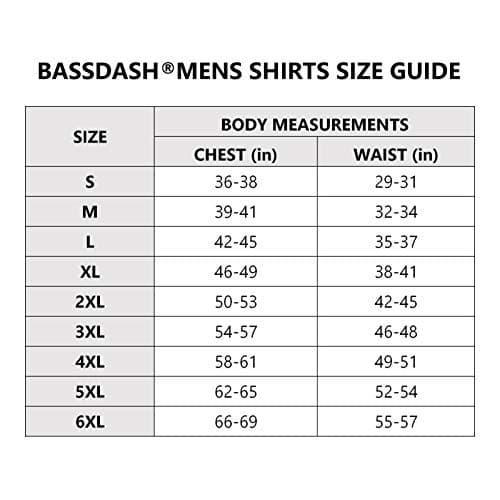 Bassdash Fishing T Shirts for Men UV Sun Protection UPF 50+ Long Sleeve Tee T-Shirt Sky Blue — view 6