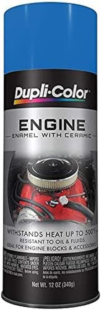 Dupli-Color CDE1607 Engine Paint with Ceramic, Chevrolet Orange-Red, 12 Ounce, 1 (Non-Carb Compliant) — view 2