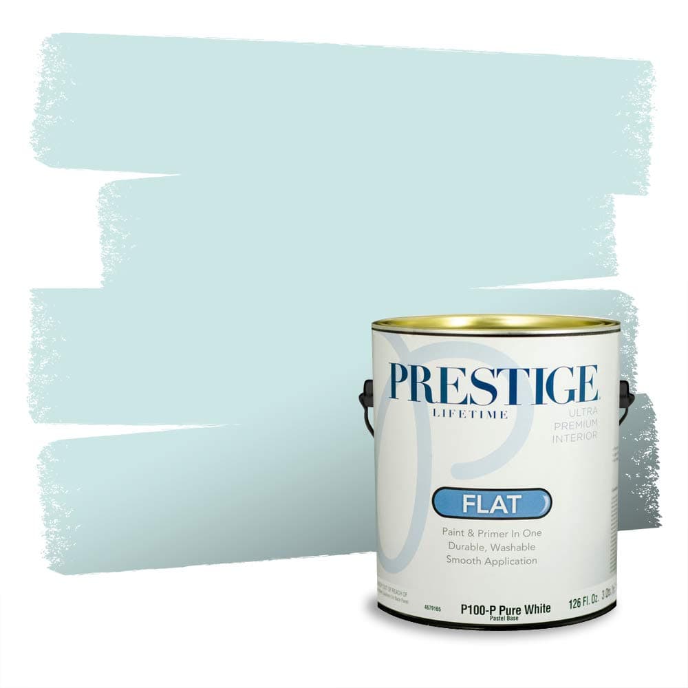 PRESTIGE Paints Interior Paint and Primer In One, 1-Gallon, Semi-Gloss, Comparable Match of Valspar* Dewdrop* — view 1383