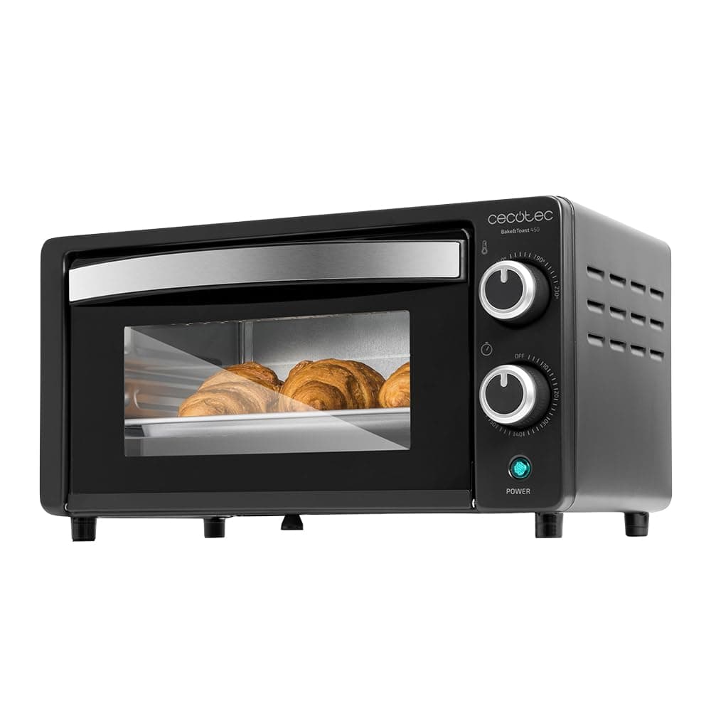Cecotec Horno de sobremesa Bake&Toast 1090 White, 10 L, 1000 W, Temporizador 60min, Temperatura regulable hasta 230ºC, Bandeja para hornear, parrilla y pinzas. — view 11