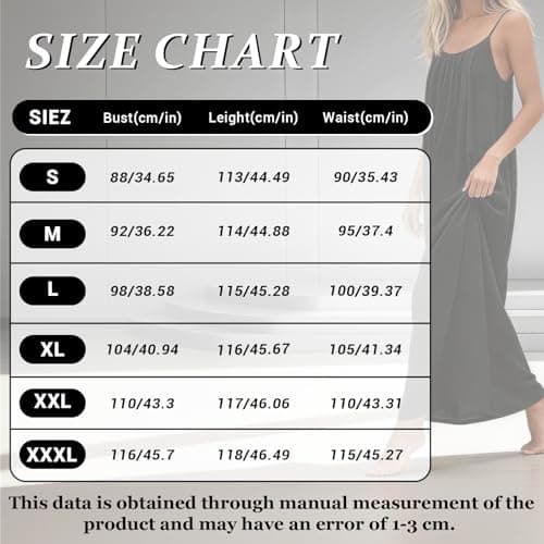Tubeluck Backless Cami Dress for Women Summer Sleeveless Long Casual Sundress Lady Solid Color Open Back Lounge Dresses Holiday House (CA/US, Alpha, Medium, Regular, Regular, Black) — view 6