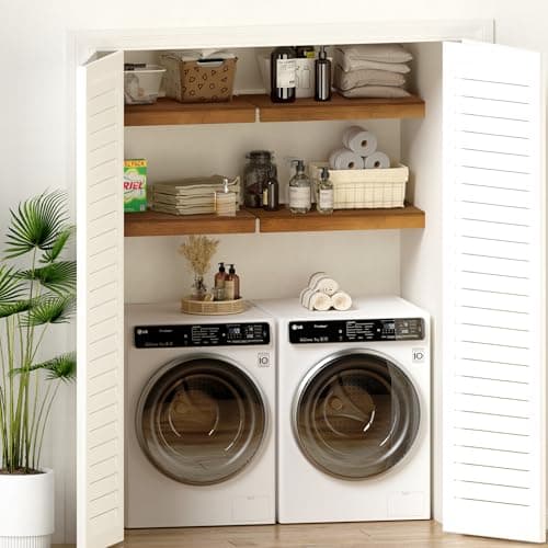 Gashell Wire Shelf Covers, Bamboo Wire Rack Covers for Pantry, Closet (4pcs, 24" W x 16" D) — view 7