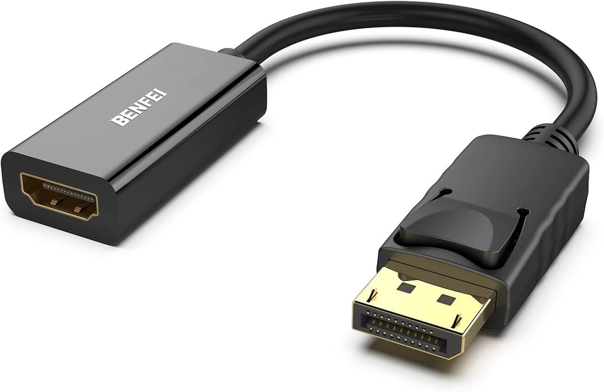 BENFEI Displayport to HDMI Adapter, Dp(Display Port) Male to Hdmi Female Converter with Audio for Lenovo, Dell, HP, Asus and  — view 8