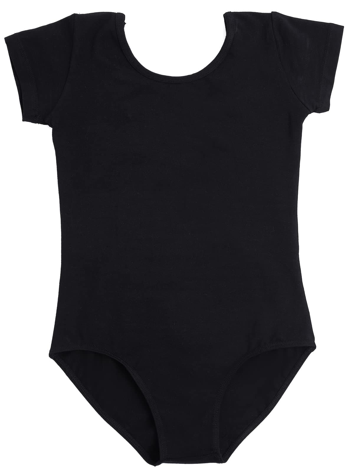 tanzdunsje Maillot de ballet Maillot de baile para niñas mujeres Leotardos de gimnasia de algodón de manga corta talla 100-170 — view 3