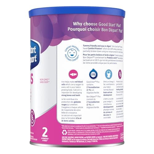 GOOD START PLUS 2 Powder Baby Formula, For Babies 6 months plus, Added Iron & Calcium, With DHA, Probiotics and 2'-FL, 1.02kg — view 2