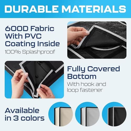 Outdoor TV Cover 55 Inch | Waterproof and Weatherproof TV Covers | Outdoor TV Enclosure-Protector for Outside TV Display Protectors – Canadian Flag — view 5