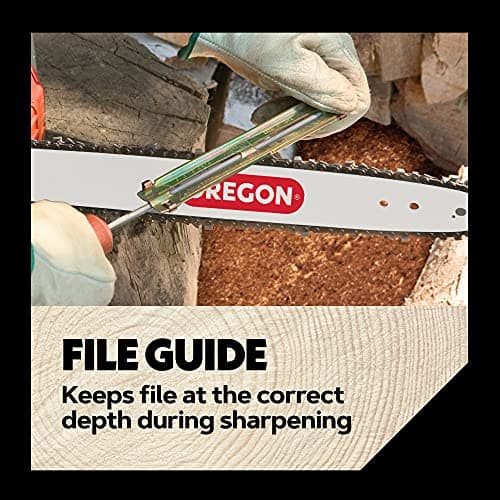 Oregon Universal Chainsaw Field 7pc Sharpening Kit - Includes 5/32", 3/16", and 7/32" Round Files, 6" Flat File, Handle, Filing Guide, and Travel Pouch (617067) — view 4
