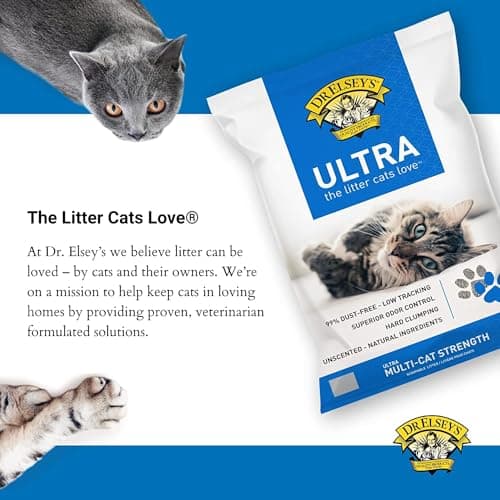 Dr. Elsey's Ultra UnScented Clumping Clay Cat Litter 40 lb. Bag — view 2