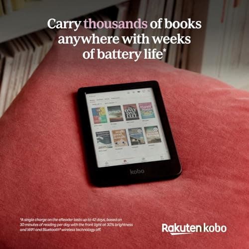 Kobo Clara Colour | Colour eReader | 6” Glare-Free Colour E Ink Kaleido 3 Display | Dark Mode Option | Waterproof | Audiobooks | 16GB of Storage (Black) — view 6
