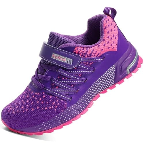 KUBUA Kids Sneakers Lightweight Boys Girls Tennis Shoes