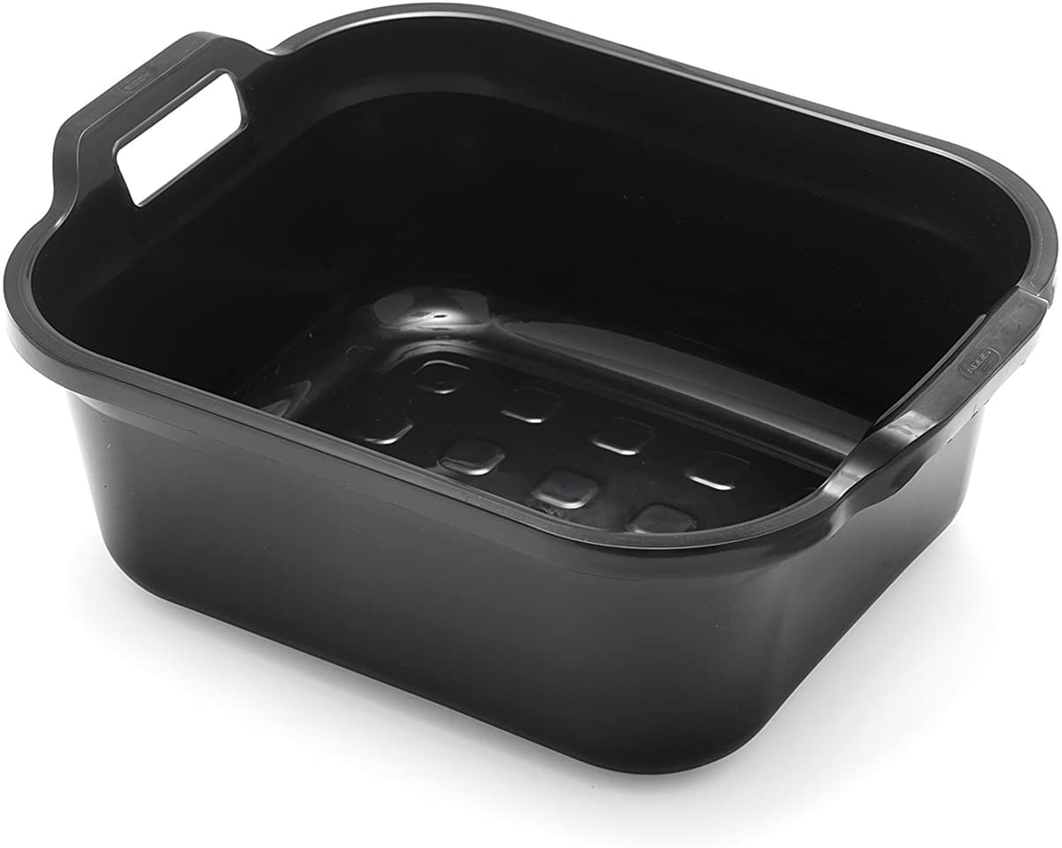 Addis 517935 Large Rectangular 10 Litre Washing Up Bowl with Handles, Metallic Silver, 39 x 32 x 14 cm — view 14