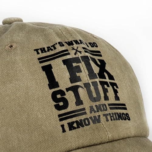 Jeasona Mens Cap Unique Gifts for Men Who Have Everything Funny Mens Gifts Ideas for Husband Dad Grandpa Christmas Valentines Birthday Father's Day — view 5