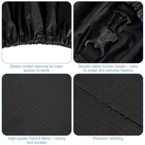 Accmor Stroller Organizer, Universal Stroller Bag for Uppababy, Baby Jogger, Britax Strollers, Adjustable Large Storage Accessories Caddy for Stroller and Crib — view 3