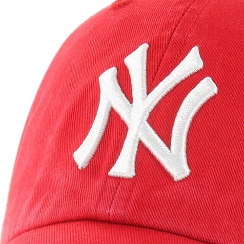 MLB New York Yankees Men's '47 Brand Clean Up Cap, Red, One-Size — view 2