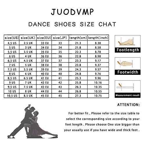 JUODVMP Women's Latin Salsa Dance Shoes Satin with Rhinestones Braided Ballroom Shoes Model L506, L506-black-4" Heel, 7 — view 5