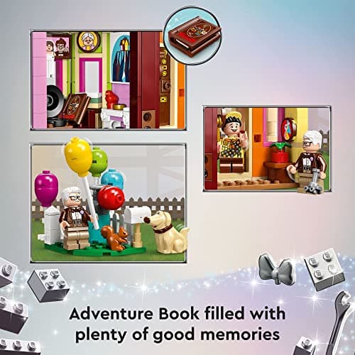 LEGO Disney and Pixar ‘Up’ House, Classic Disney Celebration Building Toy Set for Kids and Movie Fans Ages 9 and Up, A Fun Gift for Fans and Anyone Who Loves Creative Play, 43217 — view 4