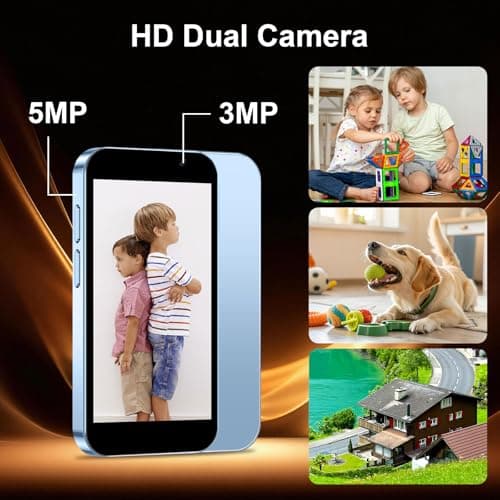 BLKE Max Mini Phone Unlocked World's Smallest 3.0" HD Touch Screen Mini Smartphone Android Compact Mobile Phone for Kids &Students Cell Phone wih Quad-Core Dual SIM Face lD2GB+16GB Blue — view 6