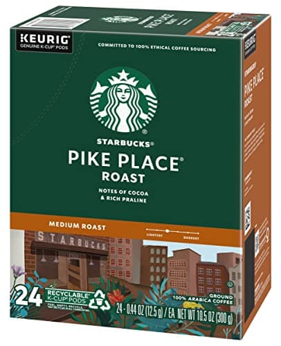 Starbucks Pike Place Medium Roast K-Cups, Single Serve Keurig Compatible Coffee Pods for Keurig Brewers - 24 Capsules — view 5