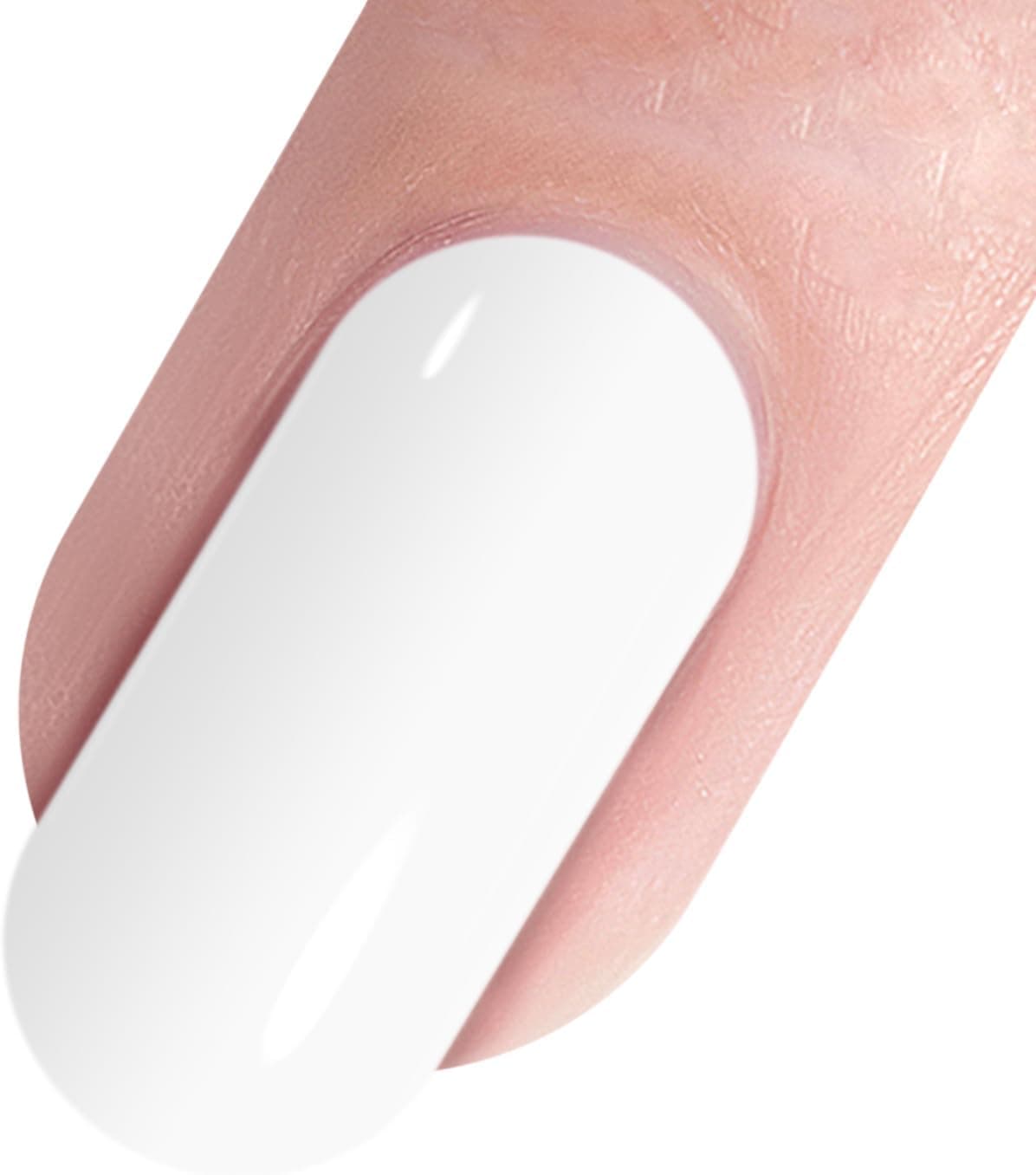 Vishine Gel Nail Polish, 1Pcs 10ml French White Gel Polish Soak Off UV LED Gel Nail Art DIY Gel Nail Manicure for Girls Women — view 2
