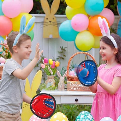 Toss and Catch Ball Game, Kids Toddler Baseball Glove & Catch Ball Toys, Outdoor Games for Family, Toys for Beach Yard Pool Outside, Birthday Easter Gift for Ages 3 4 5 6 7 8-12 Year Old Boys Girls — view 7