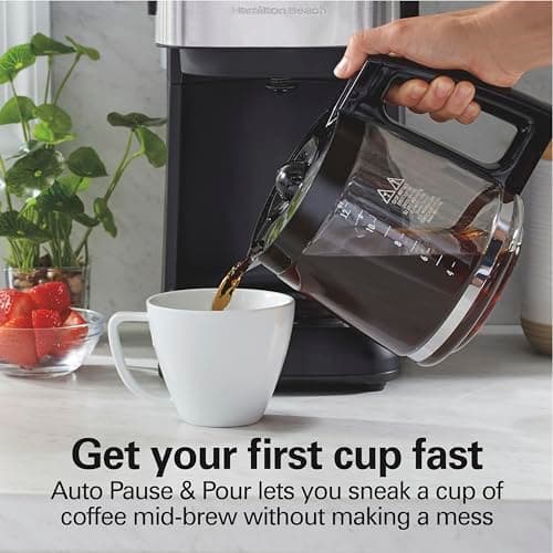 Hamilton Beach FrontFill 12 Cup Programmable Drip Coffee Maker — view 3