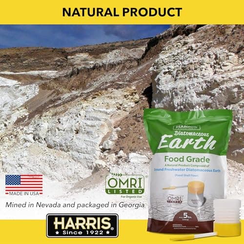 HARRIS Diatomaceous Earth Food Grade, 5lb with Powder Duster Included in The Bag… — view 5