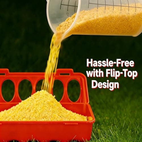 Glaciarts Chick Feeder and Waterer Kit – Chick Starter Kit with 3×12-Hole Feeders & 1 Waterer – Essential Supplies and Accessories for Coop, Brooder, Ducklings, Poultry (Red) — view 3