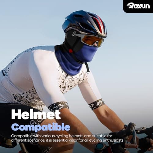 ROXUN Balaclava Moto Face Mask, Summer Cooling Ice Silk Mesh Sun Protection — view 5