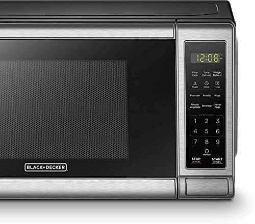 BLACK+DECKER Countertop Microwave Oven, 0.7 Cu.Ft, 700W, Stainless Steel — view 7