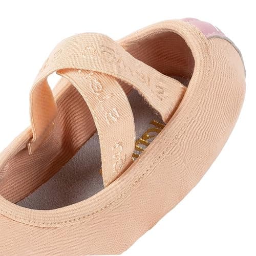 s.lemon Stretch Ballet Shoe,Girls Women Split Sole Elastic Dance Slippers Ballet Shoes TLB Orange 39 — view 3