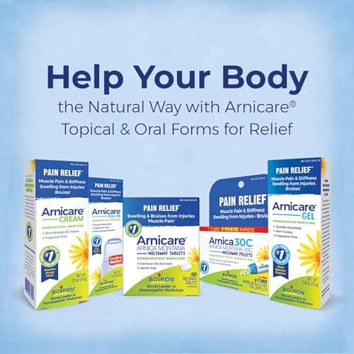Boiron Arnicare Cream for Joint Pain, Muscle Pain, Swelling, Soreness, Stiffness, and Bruises - Fast Absorbing and Fragrance-Free - 4.2 oz — view 7