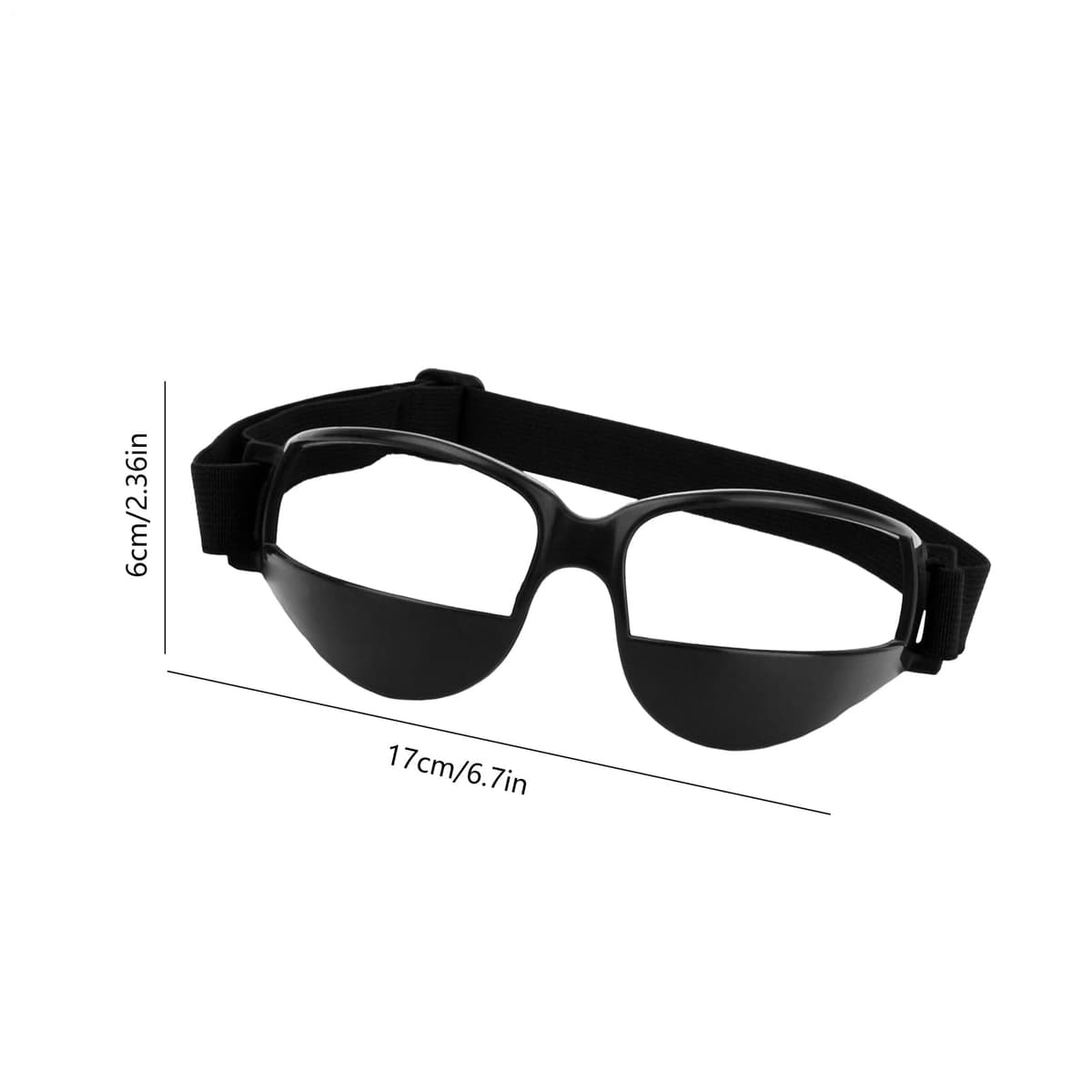 Generisch Gafas de baloncesto, gafas deportivas portátiles, gafas de regateo, especificaciones protectoras para regatear, equipo de entrenamiento de baloncesto — view 5