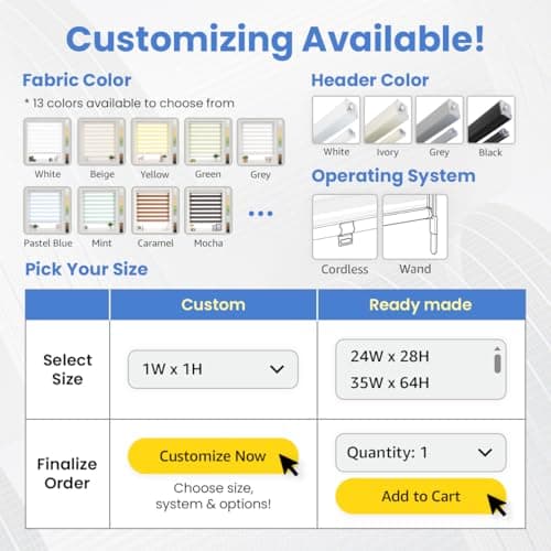 Foiresoft Custom Size Cordless Zebra Blinds, Made-to-Order Day Night Dual Layer Window Shades, Light Filtering Privacy Roller Blinds for Indoor Windows