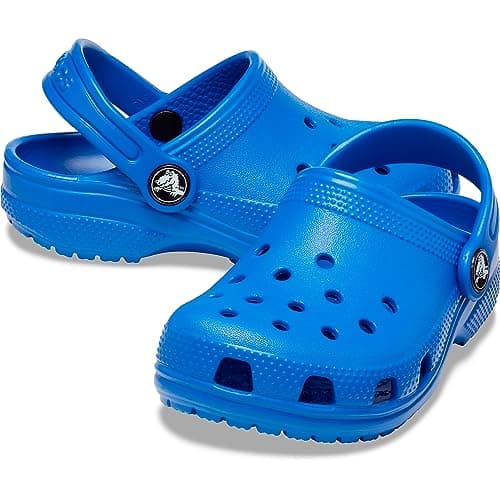 Crocs Unisex-Child Classic Clogs, Blue Bolt, 13 Little Kid — view 5