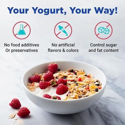 Ultimate Probiotic Yogurt Maker with Adjustable Time & Temperature Control, Make Trillions of Probiotics for Better Gut Health, Two 1-Quart Containers for Larger Batches, ULTIMATE LIFETIME WARRANTY — view 8