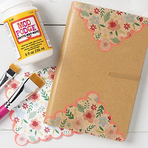 Mod Podge Matte Sealer, Glue & Finish: All-in-One Craft Solution- Quick Dry, Easy Clean, for Wood, Paper, Fabric & More. Non-Toxic - Craft with Confidence, Made in USA, 8 oz., Pack of 1 — view 10