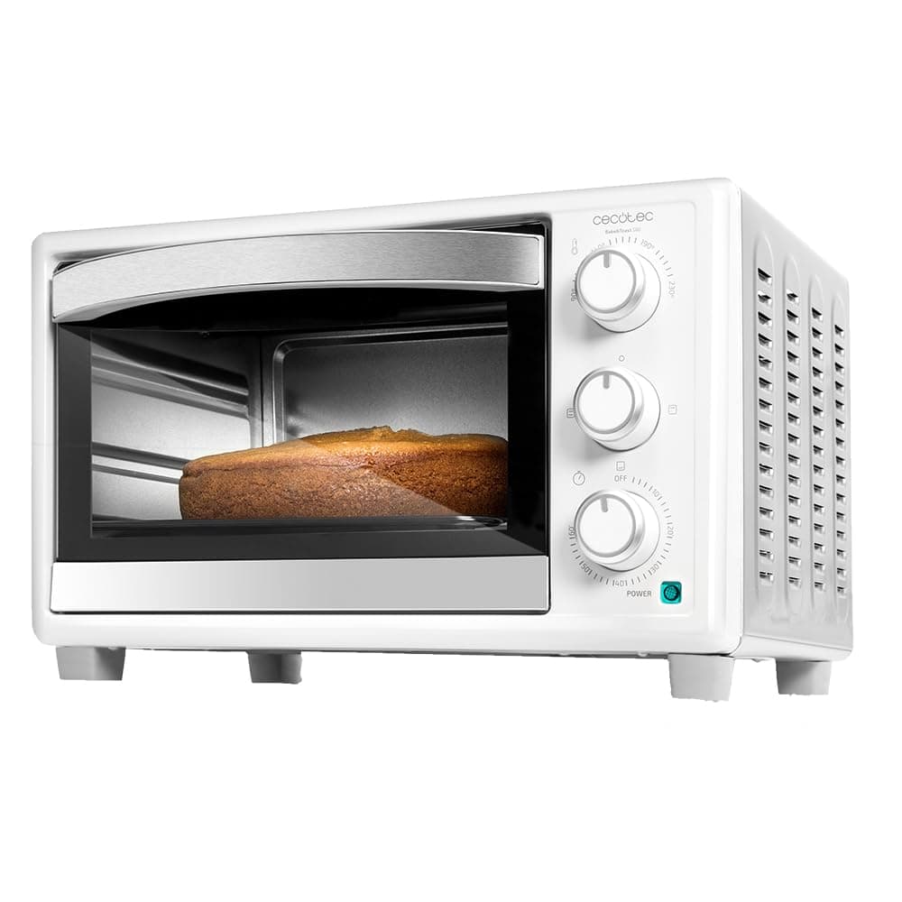 Cecotec Horno de sobremesa Bake&Toast 1090 White, 10 L, 1000 W, Temporizador 60min, Temperatura regulable hasta 230ºC, Bandeja para hornear, parrilla y pinzas. — view 18